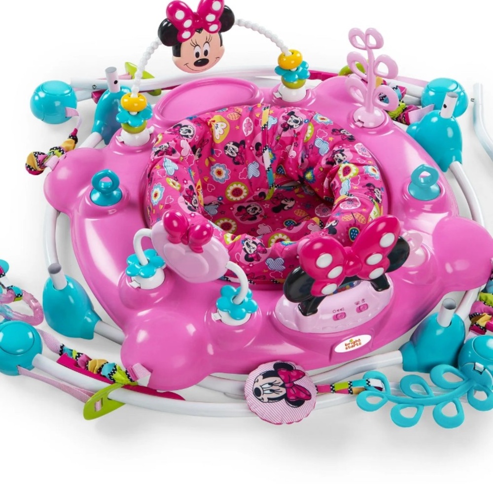 Minnie Mouse Pink and Blue Activity Center